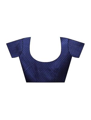 conversational printed saree with blouse - 15939995 - Standard Image - 3