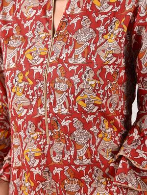 straight printed kurta - 15943719 - Standard Image - 6