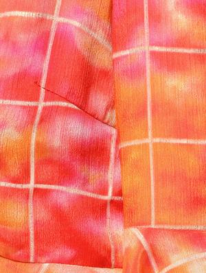 checkered flared kurta - 15943724 - Standard Image - 6