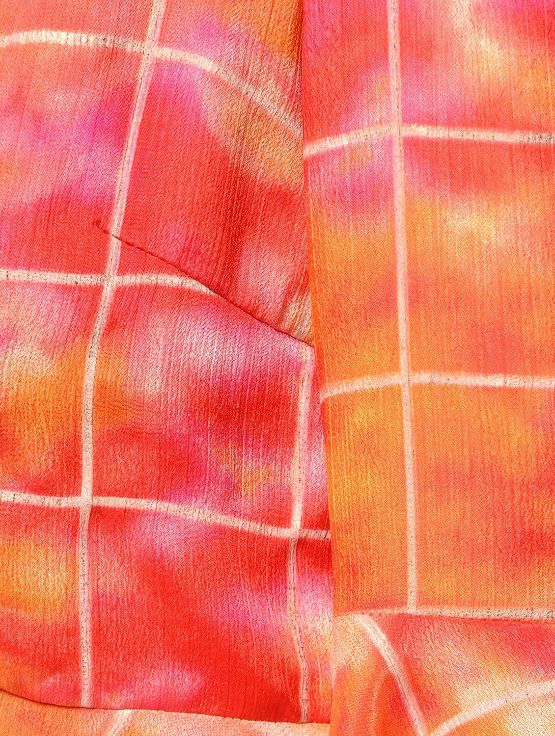 checkered flared kurta - 15943724 - Zoom Image - 6
