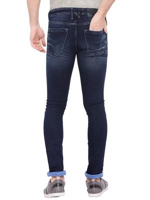 blue cotton washed jeans - 15945518 - Standard Image - 3