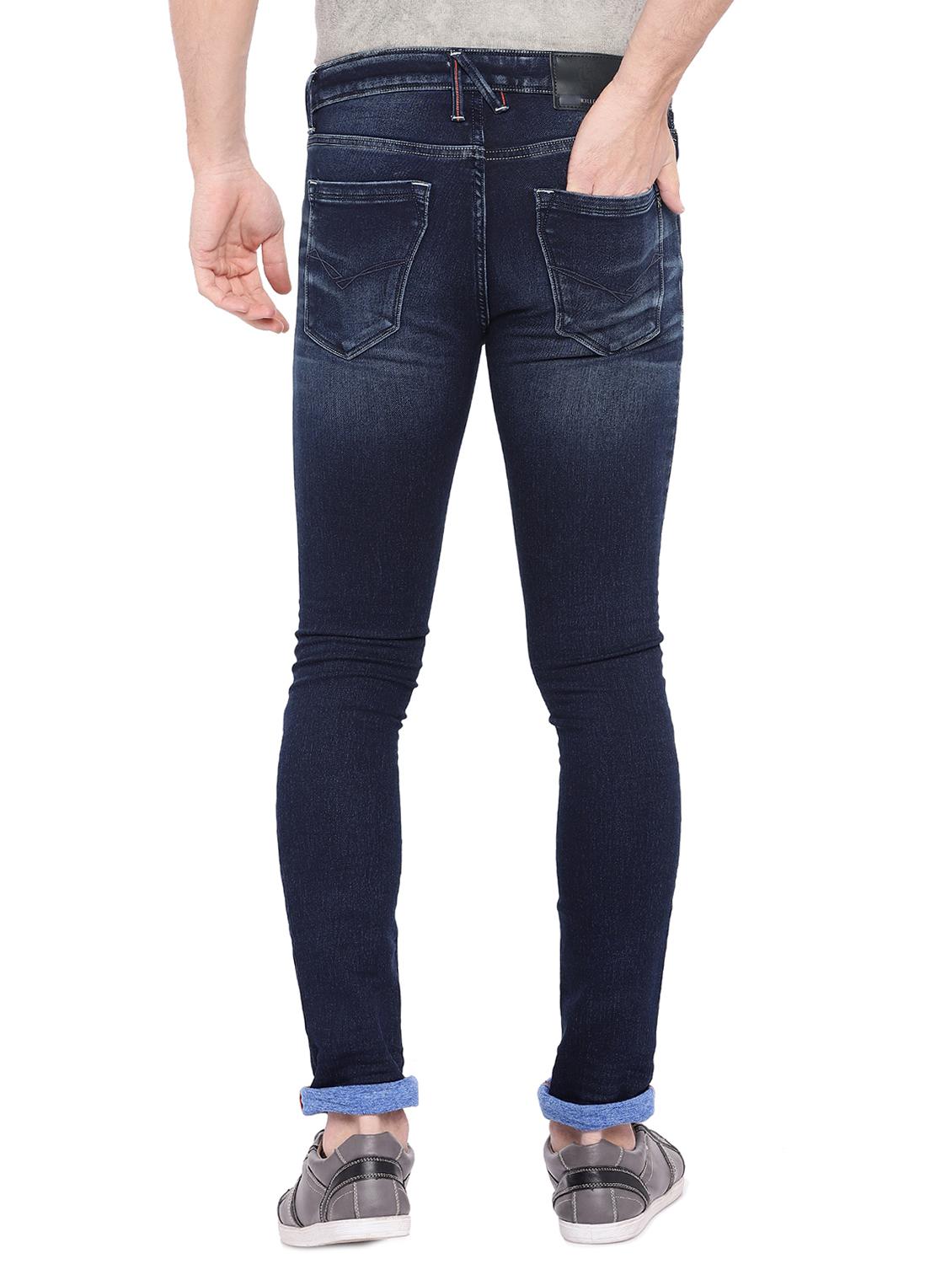 blue cotton washed jeans - 15945518 - Zoom Image - 3