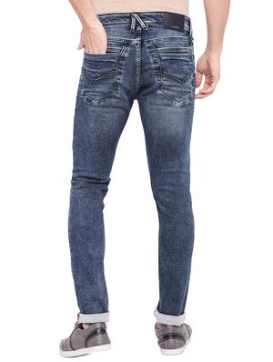 blue cotton washed jeans - 15945519 - Standard Image - 3