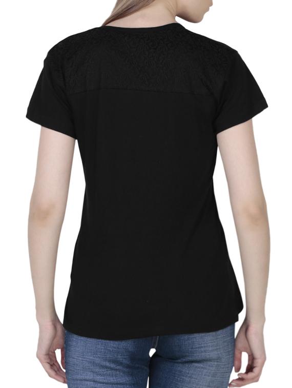 v-neck graphic print tee - 15947096 - Zoom Image - 3