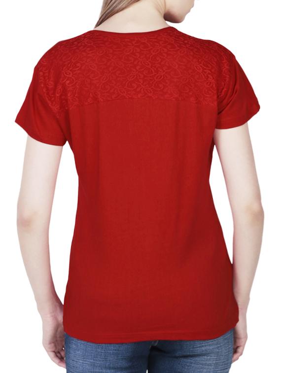 v-neck graphic print tee - 15947097 - Zoom Image - 3