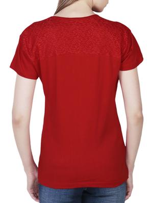 graphic print v-neck tee - 15947103 - Standard Image - 3