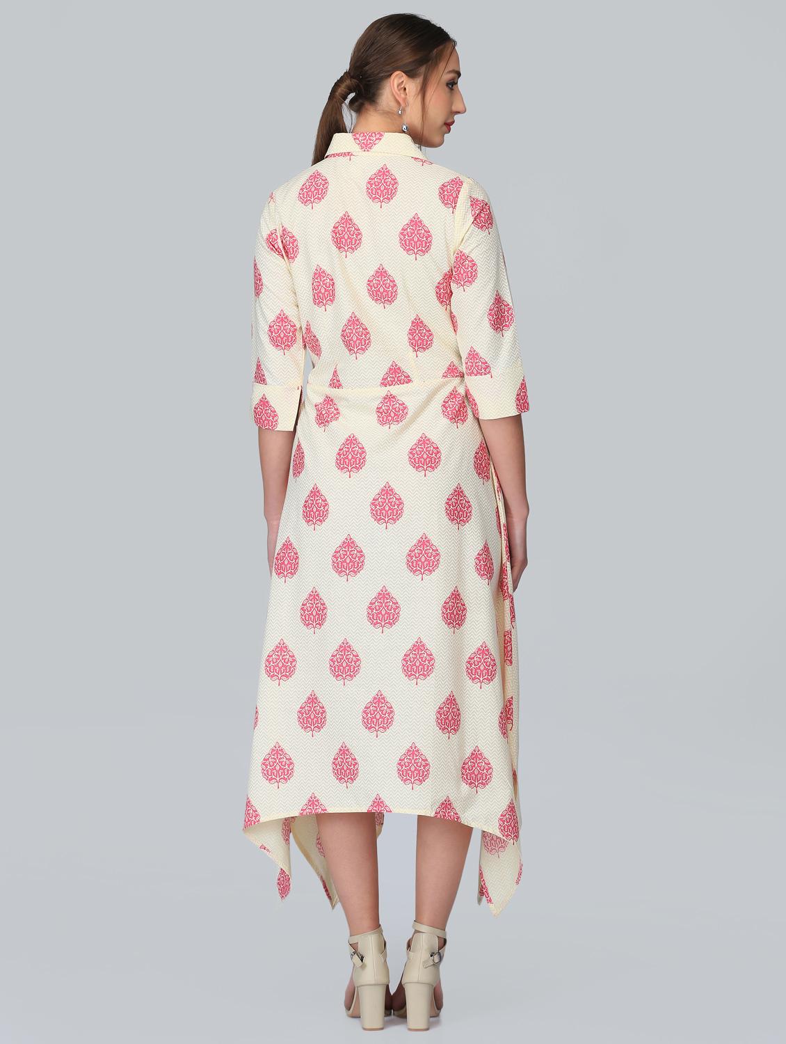 pocket detail asymmetric dress - 15950844 - Zoom Image - 3