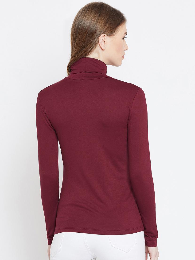 turtle neck long sleeved top - 15952179 - Zoom Image - 3