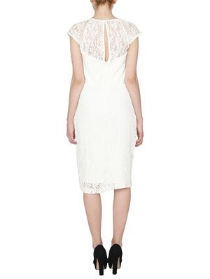 cap sleeved laced sheath dress - 15952884 - Standard Image - 3