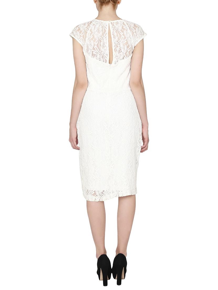 cap sleeved laced sheath dress - 15952884 - Zoom Image - 3