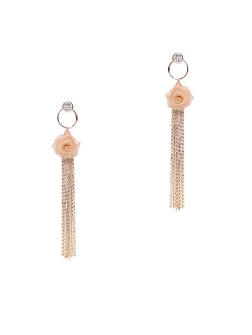 gold drop earring - 15955870 - Standard Image - 1