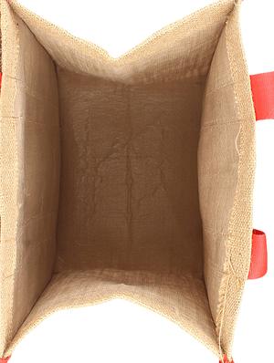 red jute regular shopping bag - 15957099 - Standard Image - 3