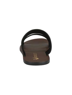 brown leather slip on slippers - 15958227 - Standard Image - 3