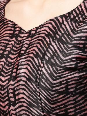tie n dye printed saree with blouse - 15958913 - Standard Image - 3