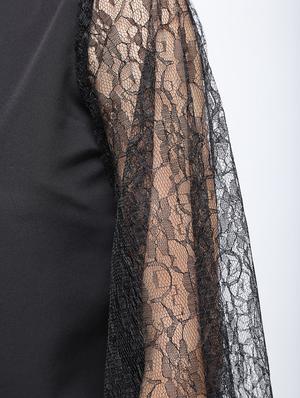 Sheer bell sleeved top - 15959300 - Standard Image - 6