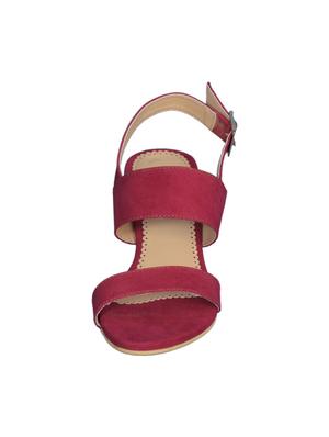 maroon back strap sandals - 15959362 - Standard Image - 3