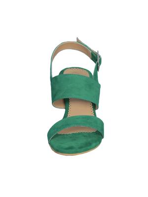 green back strap sandals - 15959364 - Standard Image - 3