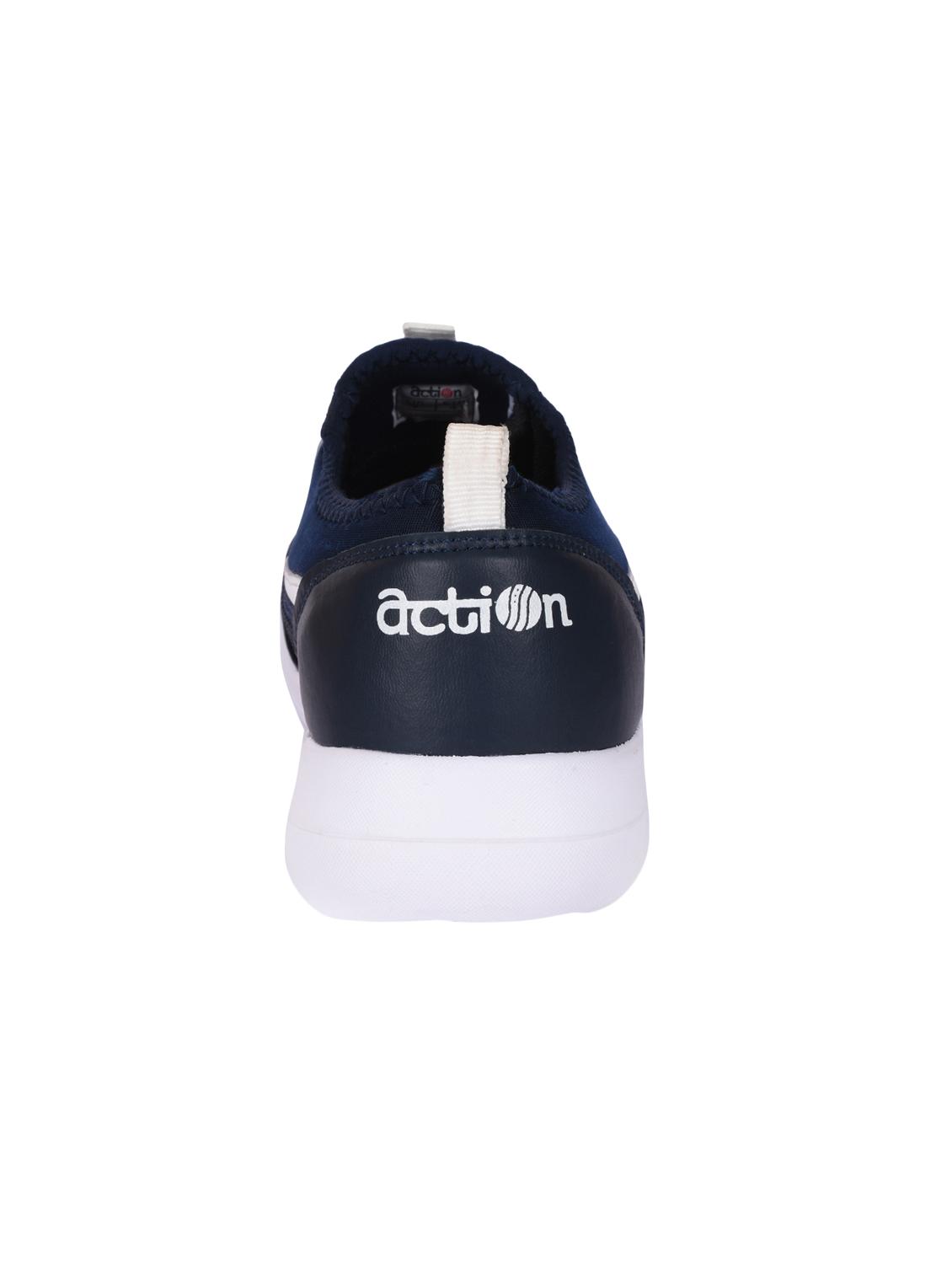 navy Mesh slip on sport shoes - 15960790 - Zoom Image - 3