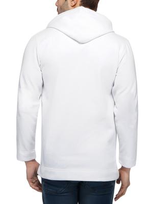 white solid sweatshirt - 15961545 - Standard Image - 3