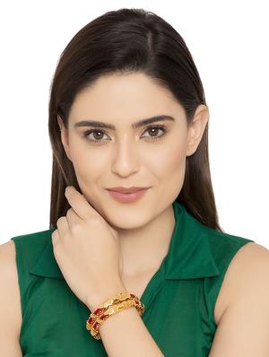 gold metal bangle - 15963433 - Standard Image - 3
