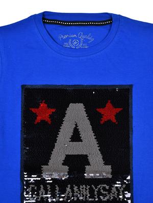blue cotton tshirt - 15964680 - Standard Image - 3