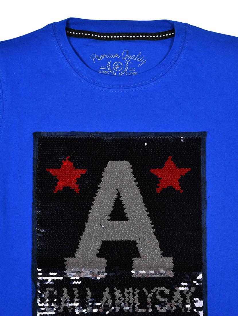 blue cotton tshirt - 15964680 - Zoom Image - 3