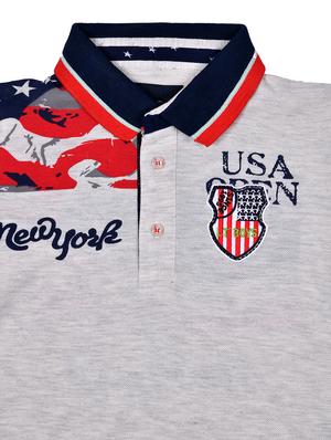 polo neck graphic print t-shirt - 15964714 - Standard Image - 3