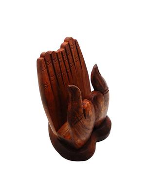 FashionFrame Sheesham Wooden Mobile Phone Stand Holder - 15964933 - Standard Image - 3
