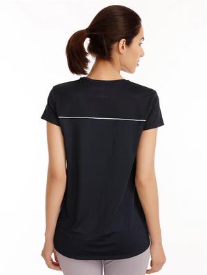 piping detail mesh paneled tee - 15966907 - Standard Image - 3
