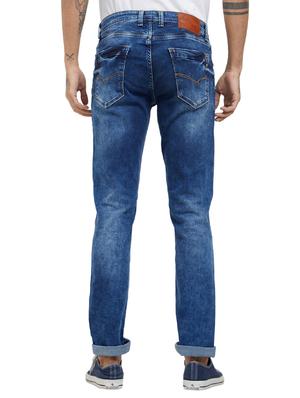 blue cotton washed jeans - 15969332 - Standard Image - 3