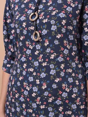 ditsy floral straight kurta - 15969563 - Standard Image - 6