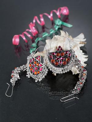 multi colored chandballi earring - 15970289 - Standard Image - 3