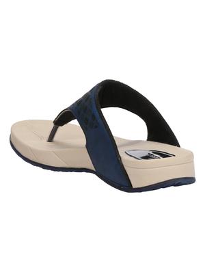 navy toe separator slippers - 15972352 - Standard Image - 3