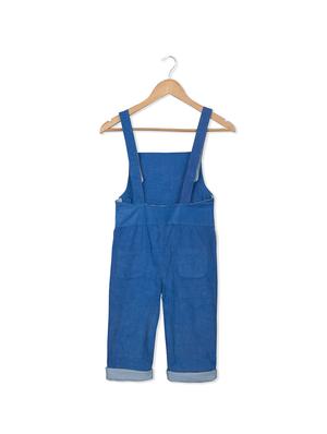 blue corduroy t-shirt and dungaree set - 15972599 - Standard Image - 6