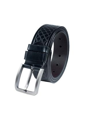 black leather belt - 15973074 - Standard Image - 3