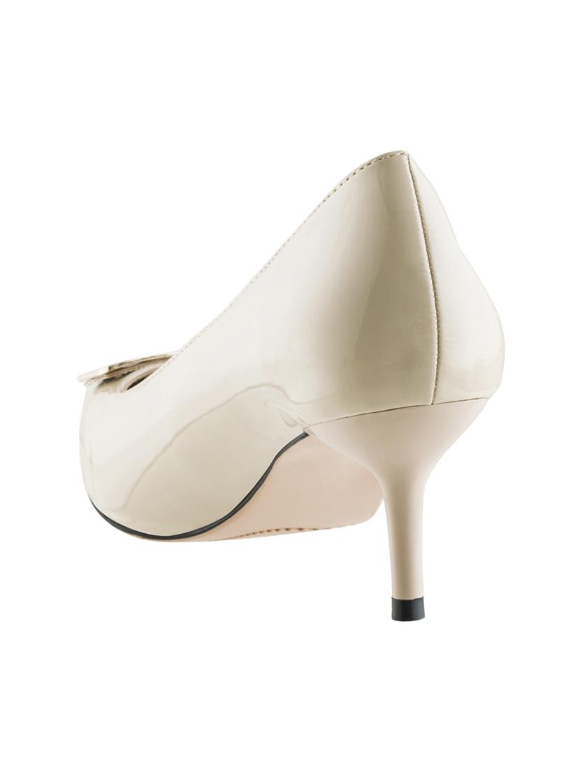 nude patent leather closed back sandals - 15973380 - Zoom Image - 3