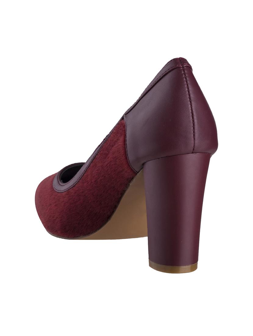 maroon slip on pumps - 15973436 - Zoom Image - 3