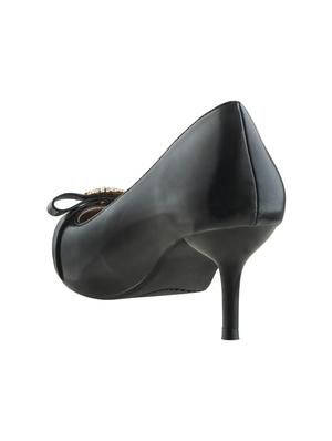 black slip on pumps - 15973446 - Standard Image - 3