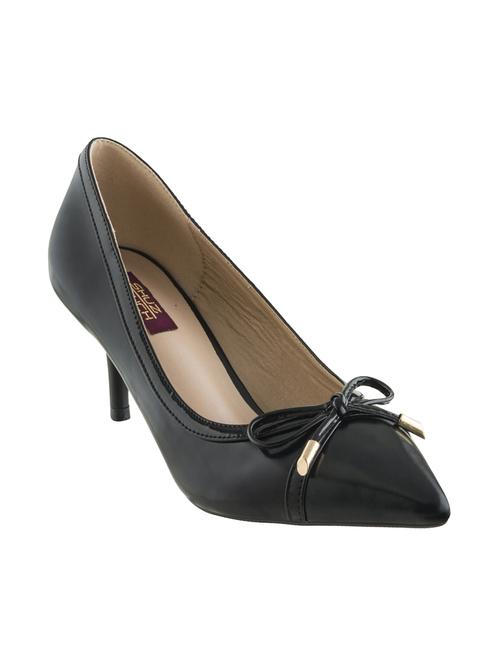 black slip on pumps - 15973460 - Standard Image - 1