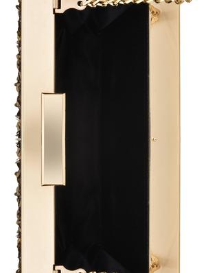 gold metal regular clutch - 15974883 - Standard Image - 3