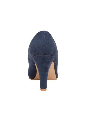 blue slip on pumps - 15979111 - Standard Image - 3