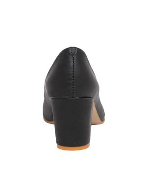 black slip on pumps - 15979117 - Standard Image - 3