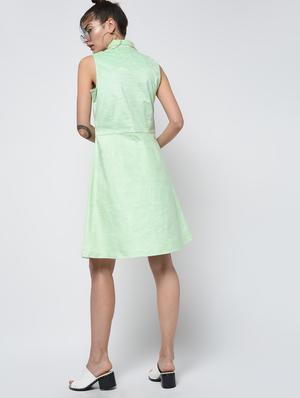 button up a-line dress - 15979215 - Standard Image - 3