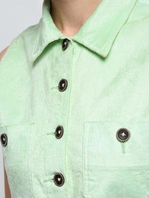 button up a-line dress - 15979215 - Standard Image - 6