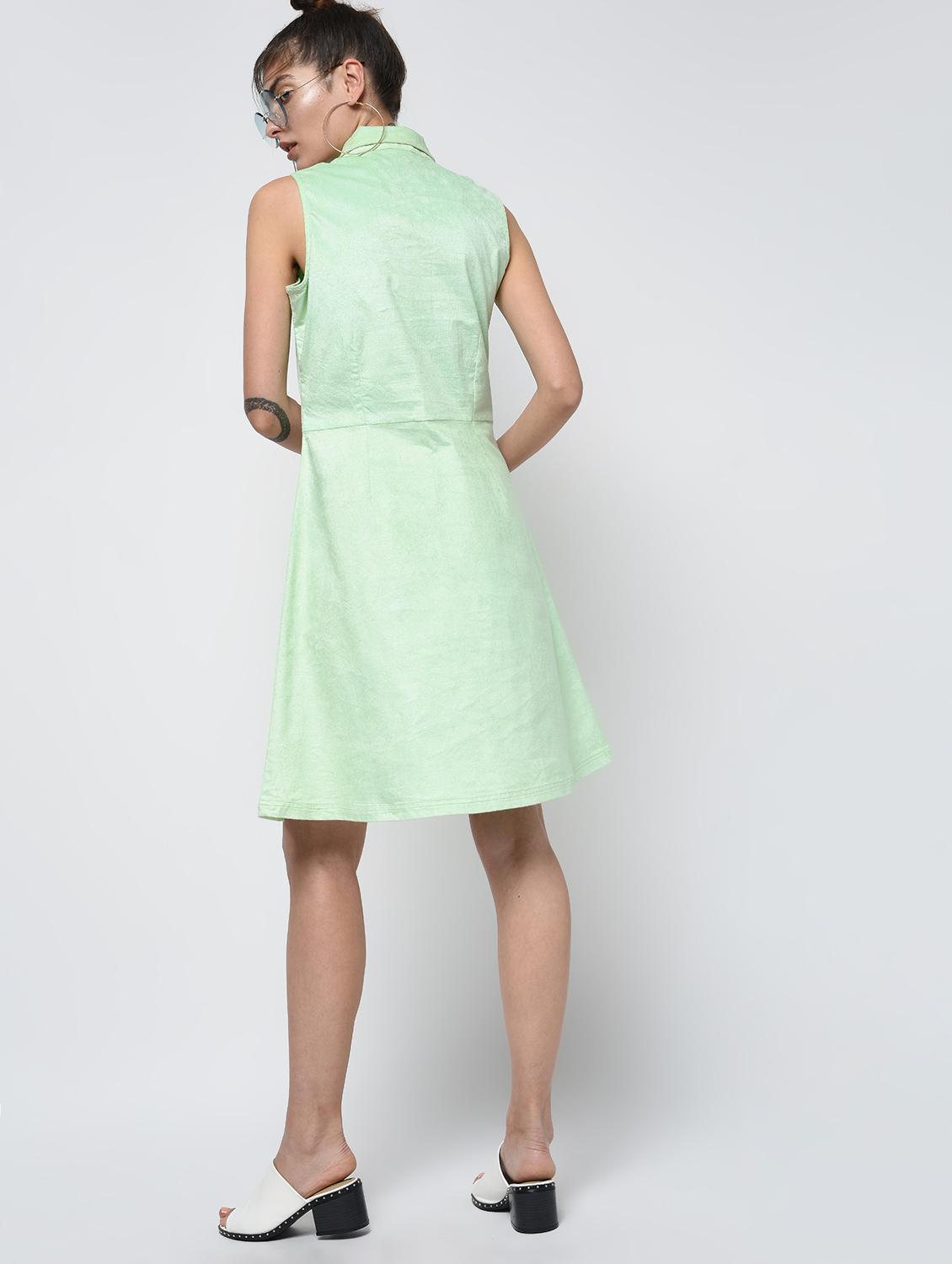 button up a-line dress - 15979215 - Zoom Image - 3