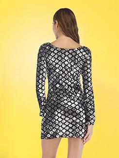 Glittery sequin bodycon dress - 15979327 - Standard Image - 3