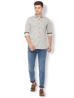brown printed casual shirt - 15982003 - Standard Image - 3