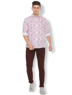 pink floral printed casual shirt - 15982256 - Standard Image - 3