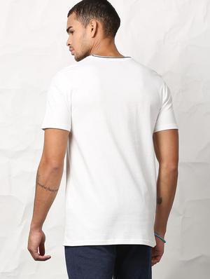 white solid pocket t-shirt - 15982824 - Standard Image - 3