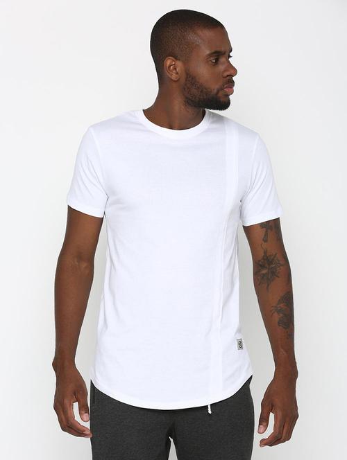 white solid t-shirt - 15982953 - Standard Image - 1